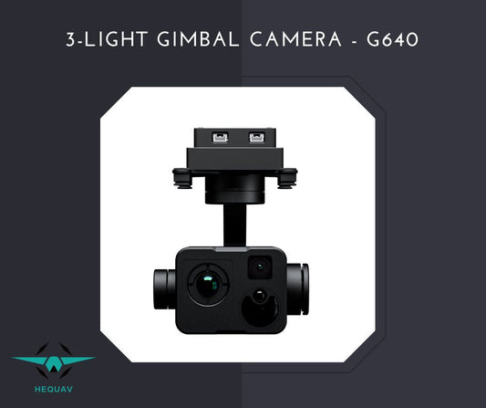 G640 3-Sensor Gimbal Camera: Exploring the Unknown World of Light and Shadow, Unlocking a Multi-Dimensional View!