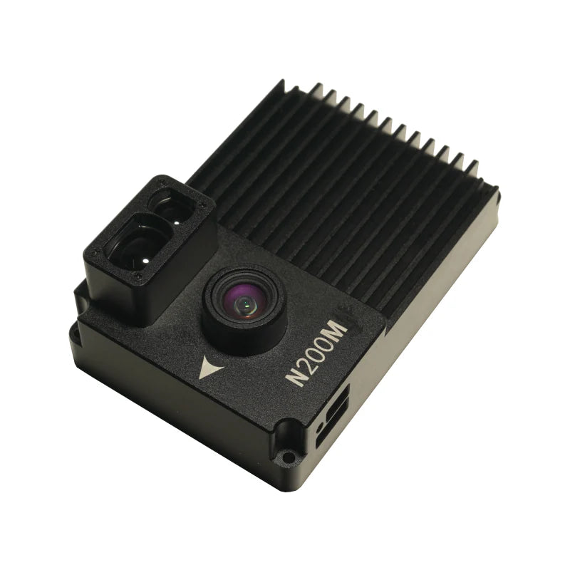 Black N200M VIO Navigation Module on a white background upper view