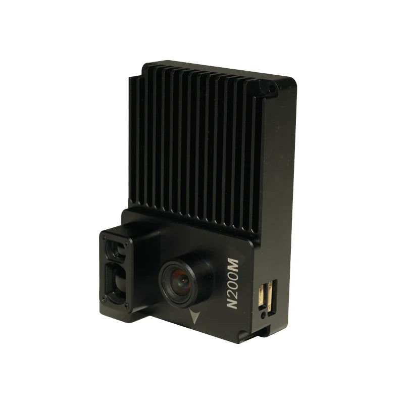 Black N200M VIO Navigation Module on a white background right side view